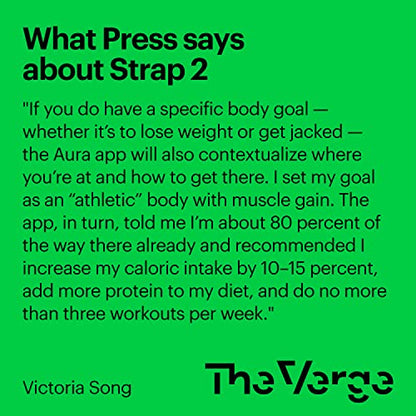 AURA Strap 2 Compatible w Apple Watch – for Body Fat, BMI & Weight Loss - Body Composion AURA StrapBuy Supplements Australia