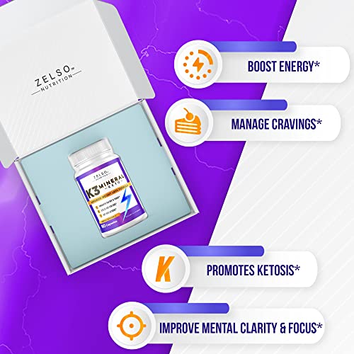 Zelso K3 Mineral Capsules - 60 Count, Advanced Ketogenic Weight Loss and Energy Support Formula ZELSOBuy Supplements Australia