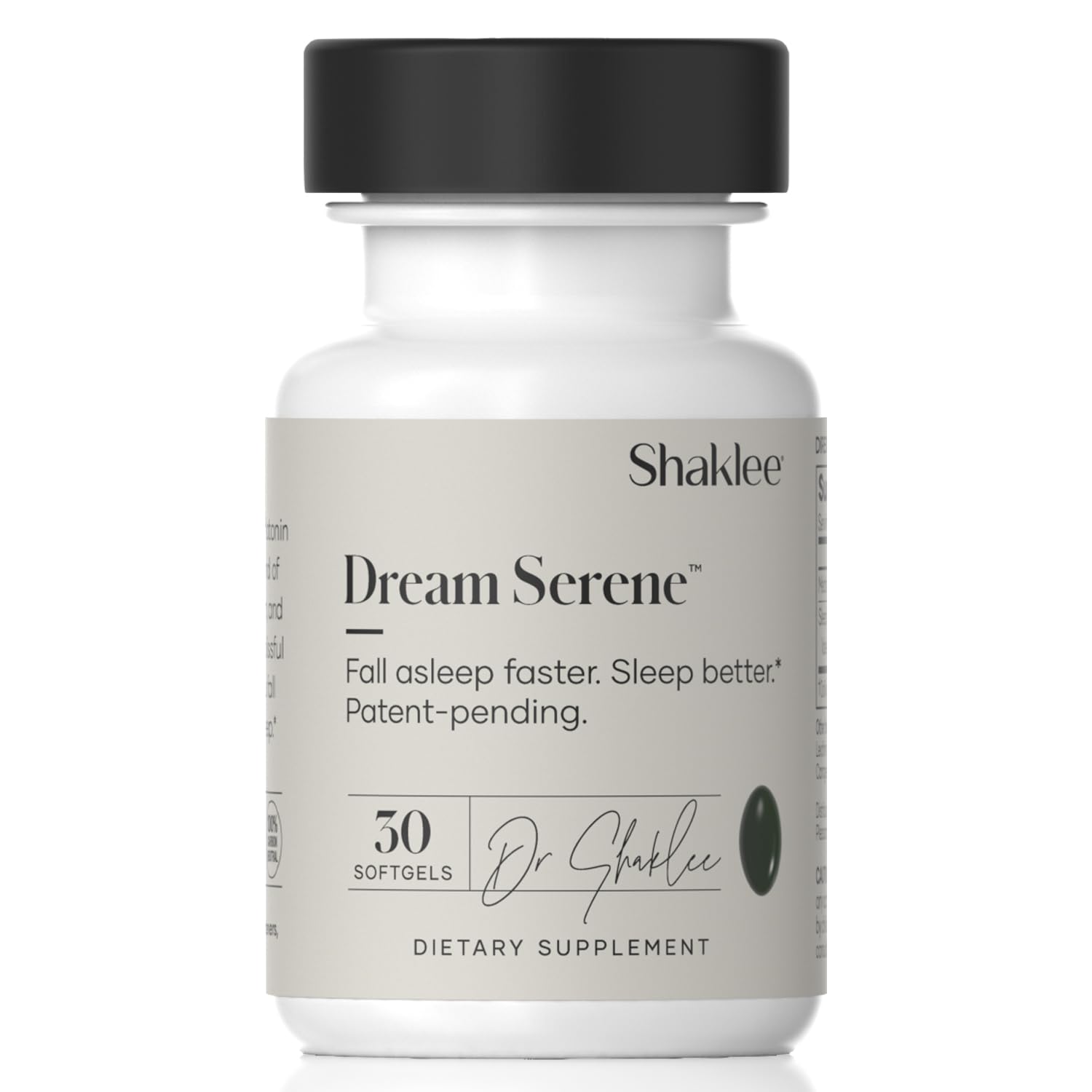 Shaklee - Dream Serene™ Melatonin Sleep Aid - Fall Asleep Faster, Wake Up Refreshed - with Melatonin, Valerian, Lemon Balm, L-Theanine - for Ultimate Beauty Sleep - 30 Softgels ShakleeBuy Supplements Australia