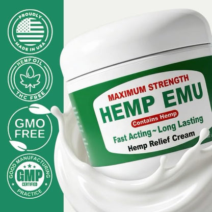 Hemp Emu Hemp Cream – 4oz Cream Hemp EmuBuy Supplements Australia
