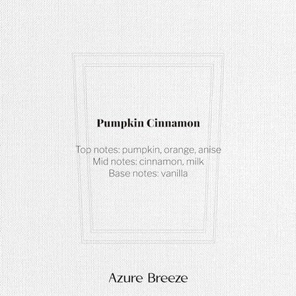 Pumpkin Scented Candles for Home - 12 oz, 70 Hours Burning - Natural Essential Oils & Soy Wax Azure BreezeBuy Supplements Australia