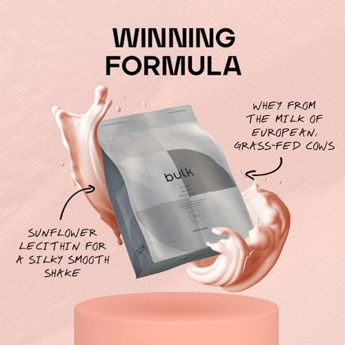 Bulk Pure Whey Protein Powder Shake, Berries and Cream, 1 kg, Packaging May Vary BulkBuy Supplements Australia