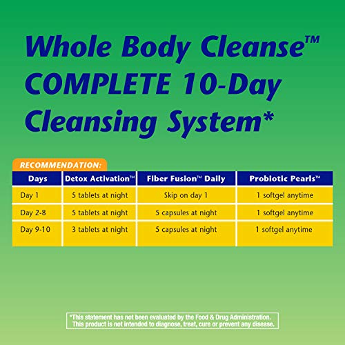 Nature's Way Whole Body Cleanse Complete, 10 Day Detox Cleansing System Kit with Probiotics Enzymatic TherapyBuy Supplements Australia