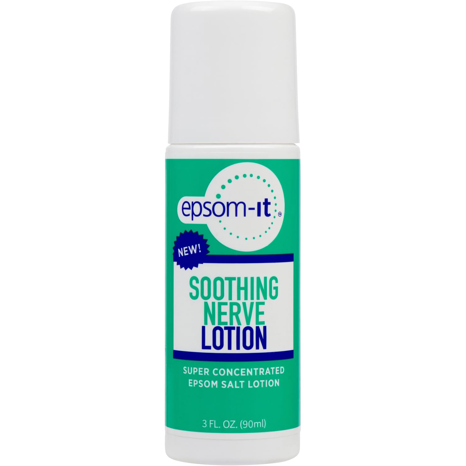 Epsom-It Soothing Nerve Lotion - Roll On Epsom Salt Magnesium Lotion, Topical Magnesium Cream with Capsaicin & Arnica for Tired Muscles and Sleep, 3oz EPSOM-ITBuy Supplements Australia