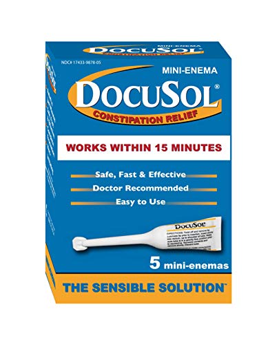 Docusol Docusate Sodium Mini Enema ml, Clear, 0.84 Fl Oz EnemeezBuy Supplements Australia