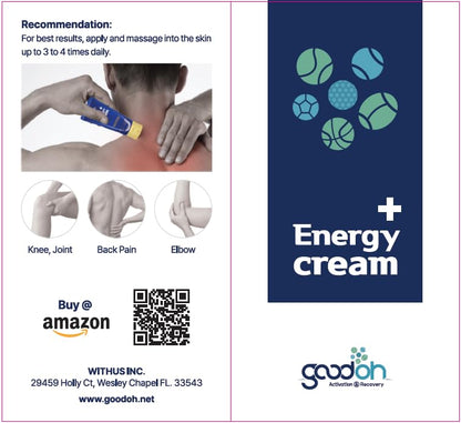 GOODOH Muscle & Joint Relief Cream with MSM (Dimethyl Sulfone), Glucosamine & Chondroitin – Fast Absorbing Cream for Muscle Pain, Joint Stiffness & Recovery – 3.38 oz GOODOHBuy Supplements Australia