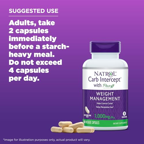 Natrol Carb Intercept with Phase 2 Starch Neutralizer, 60 Capsules NatrolBuy Supplements Australia