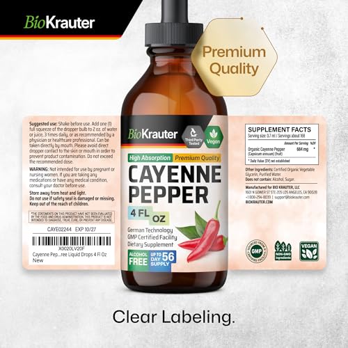 MAUWE HERBS Cayenne Pepper Supplement - Organic Cayenne Pepper Tincture MAUWE HERBSBuy Supplements Australia