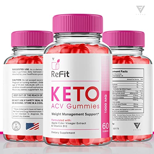 (2 Pack) Refit Keto ACV Gummies for Weight Loss, Refit Keto ACV Gummies Advanced FyvusBuy Supplements Australia
