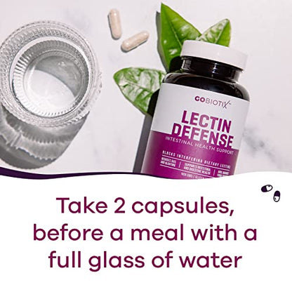 GOBIOTIX Lectin Defense - Lectin Blocker Supplement with MSM and Digestive Enzymes GOBIOTIXBuy Supplements Australia