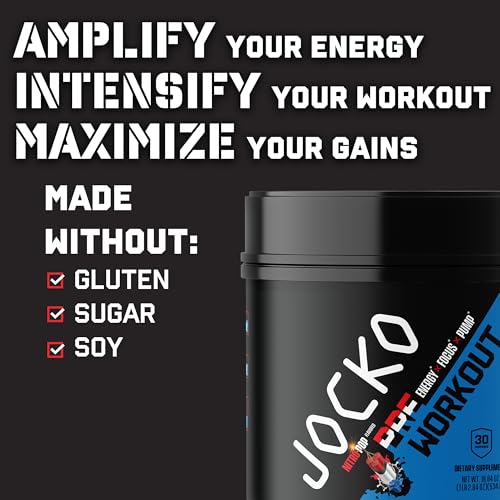 JOCKO FUEL Ultimate Pre Workout Powder - Pre-Workout Energy Powder Drink for Men JOCKO FUELBuy Supplements Australia