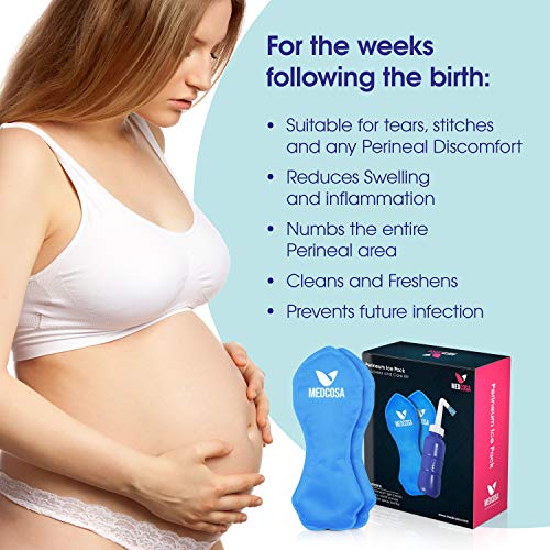 Medcosa Female Ice Pack and Perineal Bottle Set | Reusable Perineal Cold Packs & Portable Bidet Spray BottleMedcosa Female Ice Pack and Perineal Bottle Set | Reusable Perineal Cold Packs & Portable Bidet Spray Bottle MedcosaBuy Supplements Australia