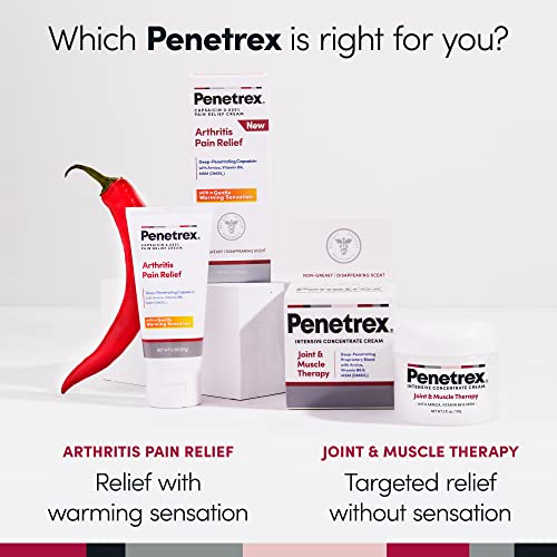Penetrex Arthritis Warming Pain Relief Cream - Deep Penetrating Capsaicin with Arnica, Vitamin B6 & MSM(DMSO2) - Apply to Hands, Wrists, Feet, Knees, Elbows and Other Affected Areas, 2 oz PenetrexBuy Supplements Australia