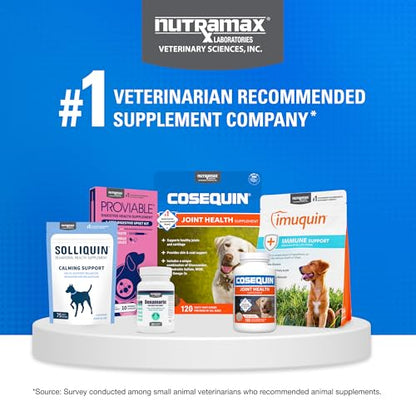 Nutramax Cosequin for Dogs Joint Health Supplement, Contains Glucosamine for Dogs, Plus Chondroitin, MSM and HA, Supports Healthy Joints, Chewable Tablets, 75 Count Nutramax LaboratoriesBuy Supplements Australia