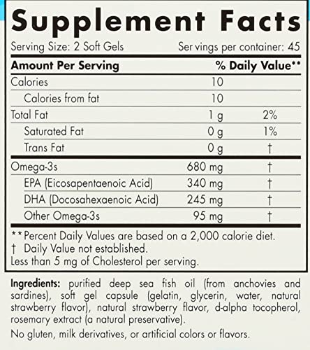 NORDIC NATURALS Junior Ultimate Omega Chewable Softgels, 680 Mg, 90 CT Nordic NaturalsBuy Supplements Australia