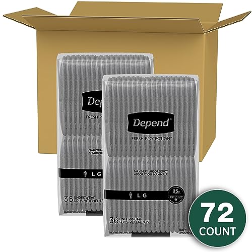 Depend Fresh Protection Adult Incontinence Underwear for Men DependBuy Supplements Australia