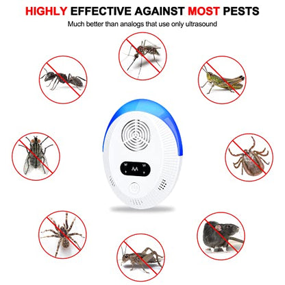 Ultrasonic Pest Repeller 6 Packs, Indoor Pest Control, Ultrasonic Pest Repell BectineBuy Supplements Australia