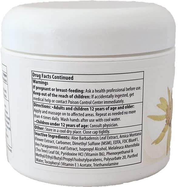 Luxis Arnica Pain Relief Cream - Soothing Arnica Combined with Powerful Menthol - Topical analgesic - 3 oz LuxisBuy Supplements Australia