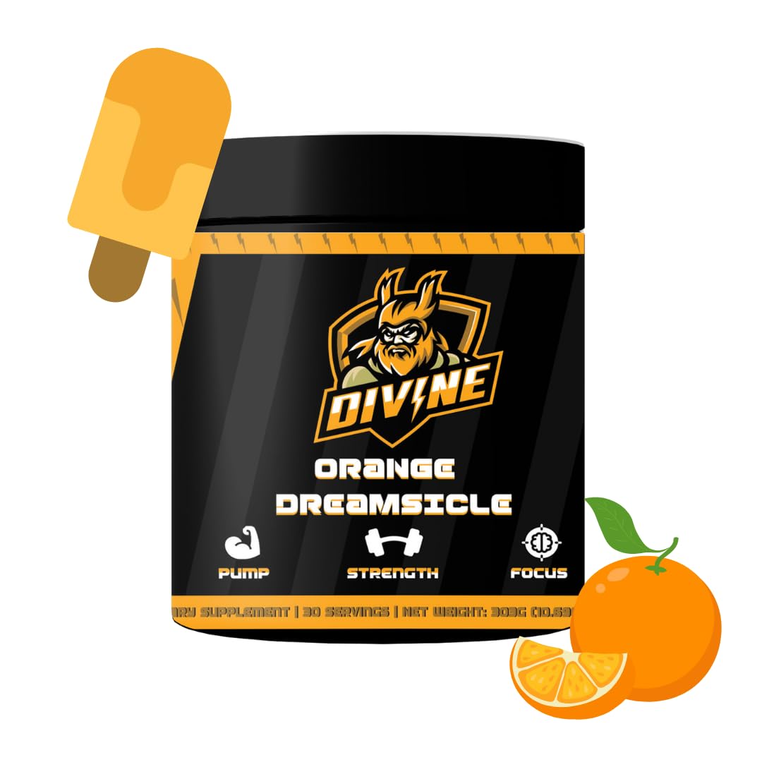 Orange Dreamsicle Pre Workout | The Best Tasting Pre Workout | Intense Increased Endurance