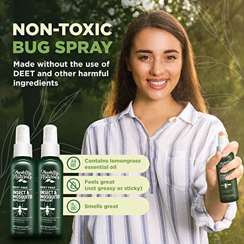 Deet-Free Insect & Mosquito Repellent Pack of 2 (8 oz) – Nice Smelling Medella NaturalsBuy Supplements Australia