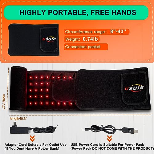 USUIE Red Light Therapy Belt, Infrared Light Therapy Wrap Red Light Therapy Device USUIEBuy Supplements Australia