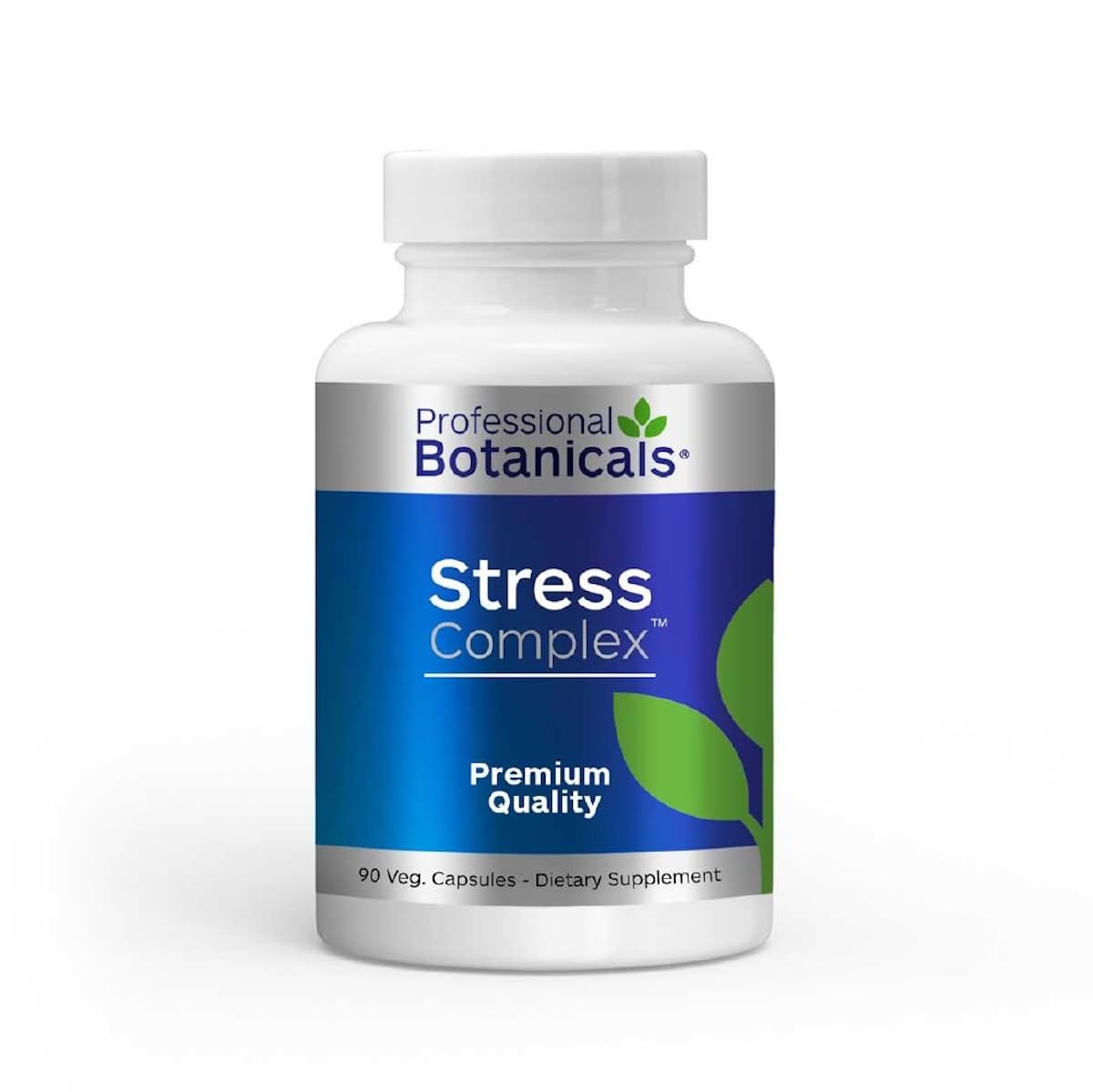 Professional Botanicals Stress Complex, Stress, Energy and Mood Support - 60 Vegetarian Capsules Professional BotanicalsBuy Supplements Australia