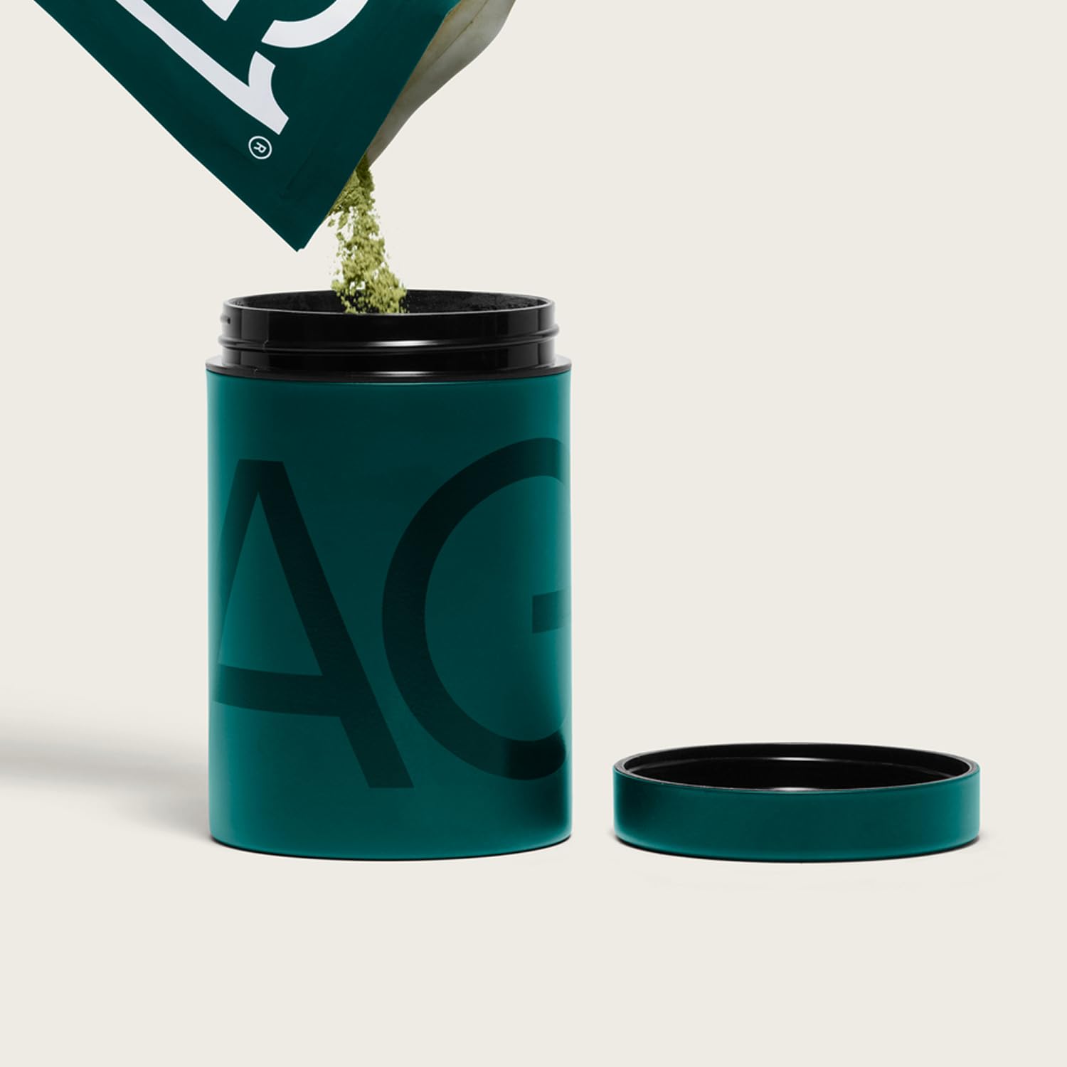 AG1 Greens Powder Supplement Bundle w/Stainless Steel Storage Canister – Multivitamin, Probiotic & Superfood Blend | Gut Health & Daily Wellness Support | Includes Shaker & Scoop | Vegan, Gluten-Free AG1Buy Supplements Australia