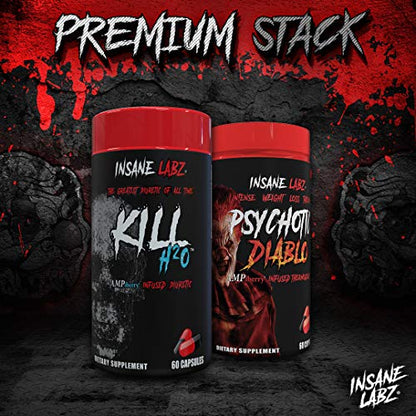 Insane Labz Kill H20, AMPiberry Infused Diuretic, Reduce Water Retention and Bloating Relief Insane LabzBuy Supplements Australia