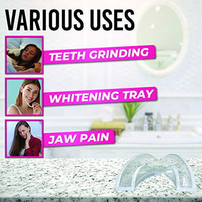 HONEYBULL Mouth Guard for Grinding Teeth [6 Pack] 1 Size for Heavy Grinding | Comfortable HoneyBullBuy Supplements Australia