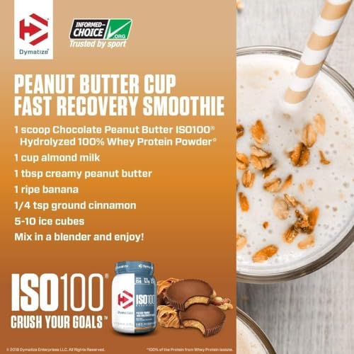 Dymatize ISO100 Hydrolyzed Protein Powder, 100% Whey Isolate Protein, 25g of Protein DymatizeBuy Supplements Australia