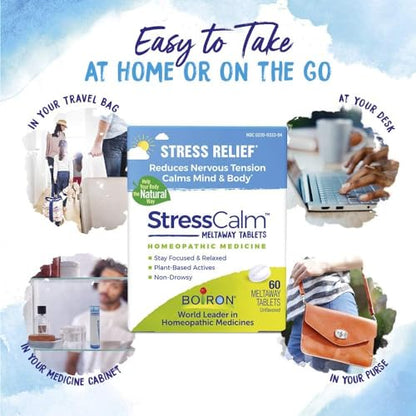 Boiron StressCalm for Relief of Stress, Anxiousness, Nervousness, Irritability, and Fatigue - 60 Count BoironBuy Supplements Australia