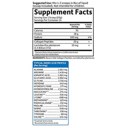 Garden of Life Grass Fed Collagen Peptides Powder – Unflavored, for Women Men Hair Garden of LifeBuy Supplements Australia