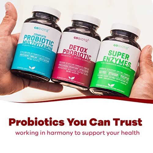 GOBIOTIX Detox Probiotic Supplement with Digestive Enzymes, Milk Thistle, Turmeric GOBIOTIXBuy Supplements Australia
