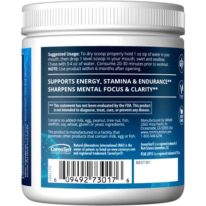 MRM Nutrition Driven™ Dry Scoop Pre-Workout Powder| Sour Berry Flavored| Pure Ingredients| Muscle + Hydration + Energy Blends| Performance Energy | Vegan + Gluten-Free | 15 Servings
