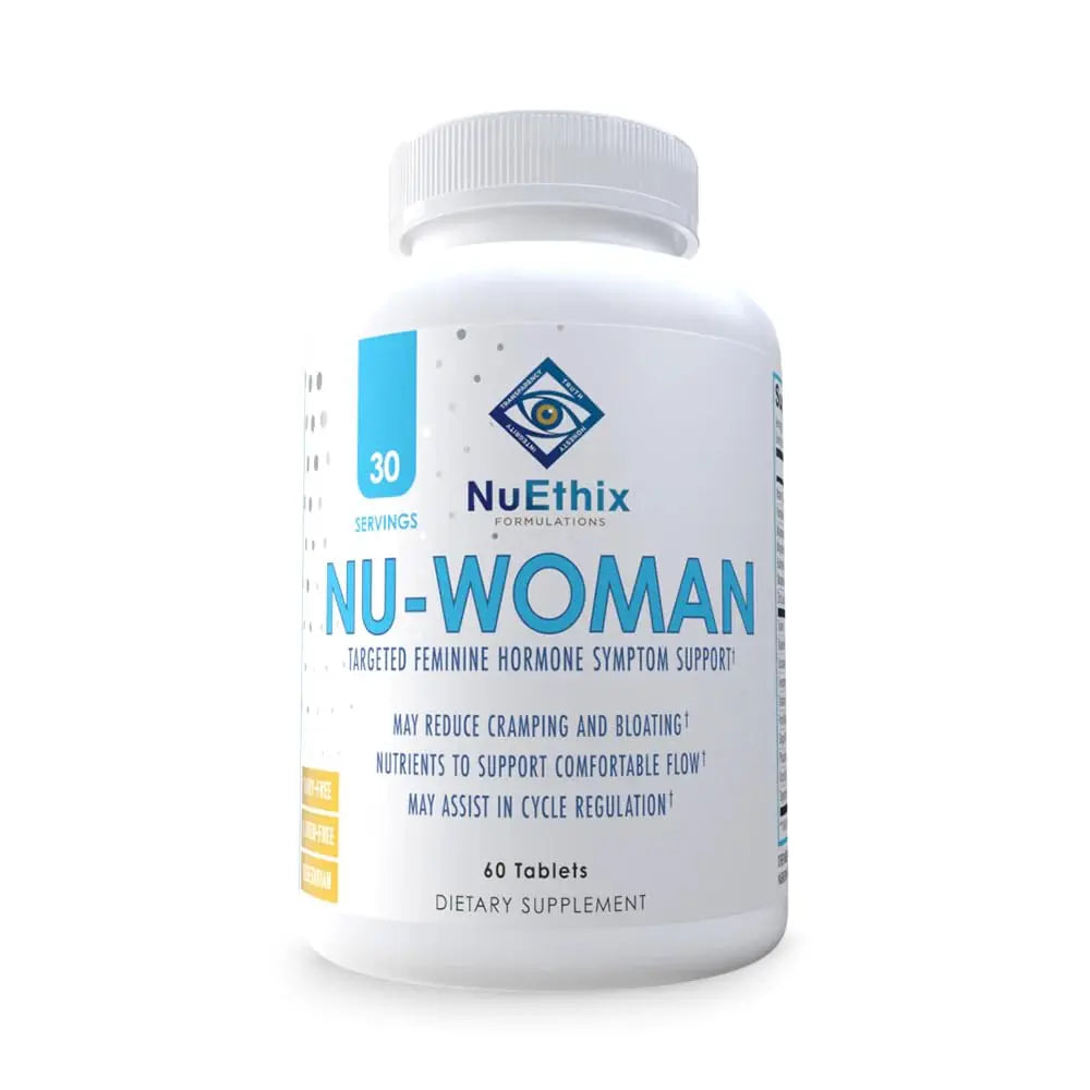 NuEthix Formulations Nu-Woman - Targeted Feminine Hormone System Support - Nutrients to Support Your Body Healing and Working The Way its Supposed to Work - 60 Tablets NuEthix FormulationsBuy Supplements Australia