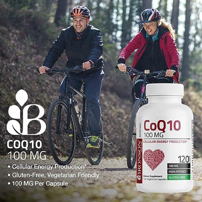 Bronson CoQ10 100 MG High Potency Cellular Energy Production, 60 Vegetarian Capsules BronsonBuy Supplements Australia