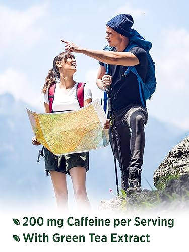 Caffeine Pills | 220mg | 120 Count | with Green Tea Extract | Vegetarian, Non-GMO & Gluten Nature's TruthBuy Supplements Australia