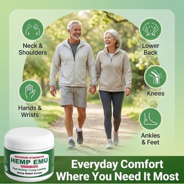 Hemp Emu Hemp Cream – 4oz Cream Hemp EmuBuy Supplements Australia
