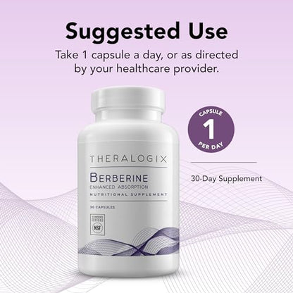 Theralogix Berberine Enhanced Absorption - 30-Day Supply - Made with Berberine TheralogixBuy Supplements Australia