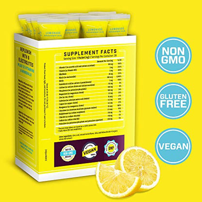 KEY NUTRIENTS Multivitamin Electrolytes Powder Packets - Refreshing Lemonade 40 Pack Hydration Packets - Travel Hydration Powder - No Sugar, No Calories, Gluten Free - Made in USA KEY NUTRIENTSBuy Supplements Australia