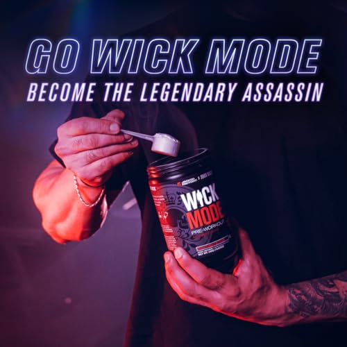 Jacked Factory X John Wick - Wick Mode Pre Workout Powder - Intense Energy, Battle-Rea Jacked FactoryBuy Supplements Australia