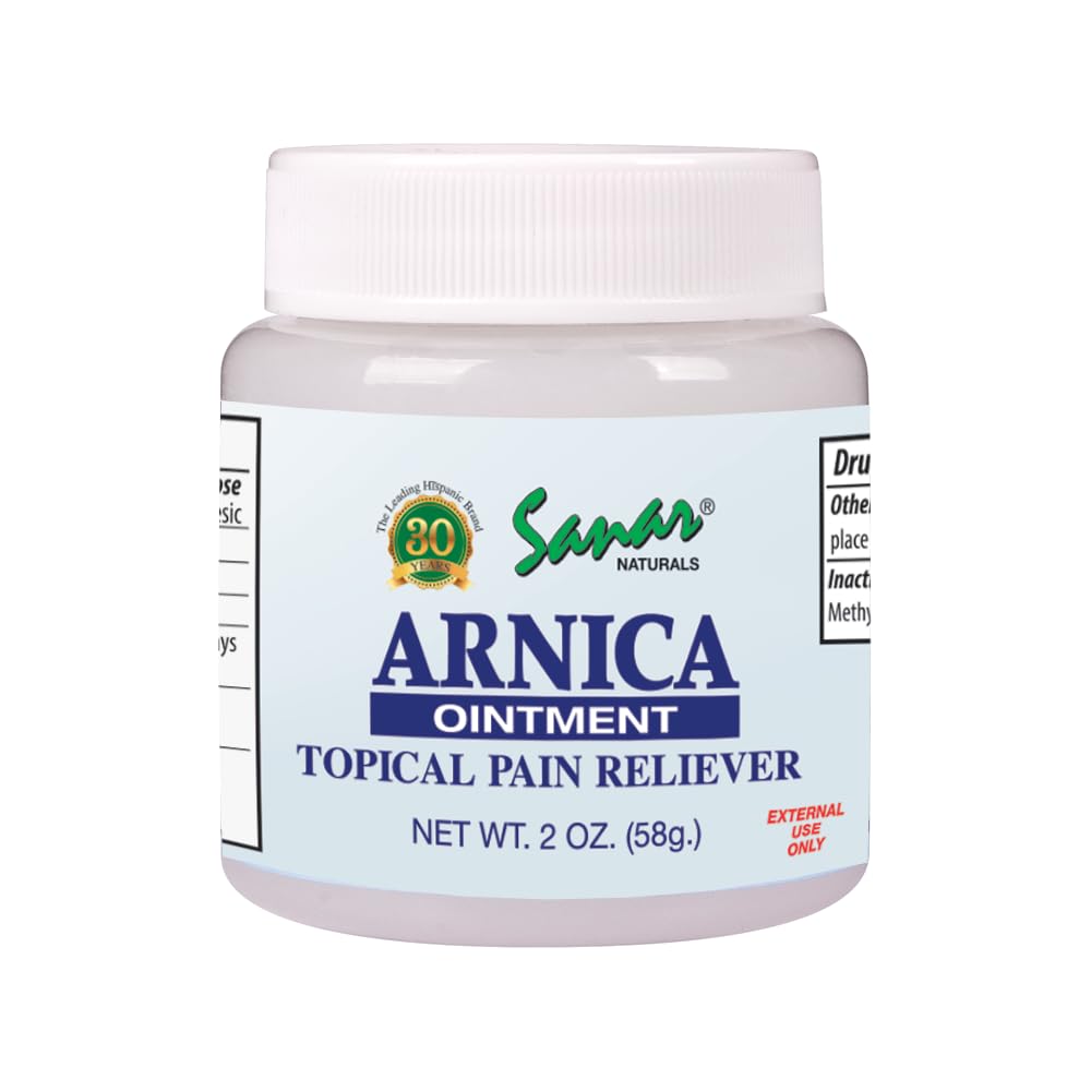 Sanar Naturals Clear Arnica Ointment 2 oz - for Pain Relief and Bruises – Soothing Relief of Muscles Soreness, Joint Pain, Lower Back Pain, and Body - with Menthol and Camphor Sanar NaturalsBuy Supplements Australia
