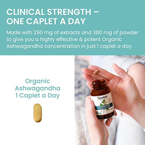 Himalaya Organic Ashwagandha, 60 Day Supply, Herbal Supplement for Stress Relief HimalayaBuy Supplements Australia