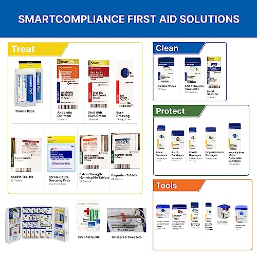 First Aid Only 1000-FAE-0103 50-Person SmartCompliance OSHA First Aid Kit First Aid OnlyBuy Supplements Australia