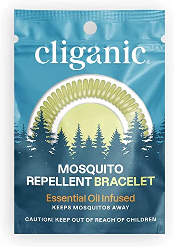 Cliganic 50 Pack Mosquito Repellent Bracelets, DEET-Free Bands, Individu CliganicBuy Supplements Australia