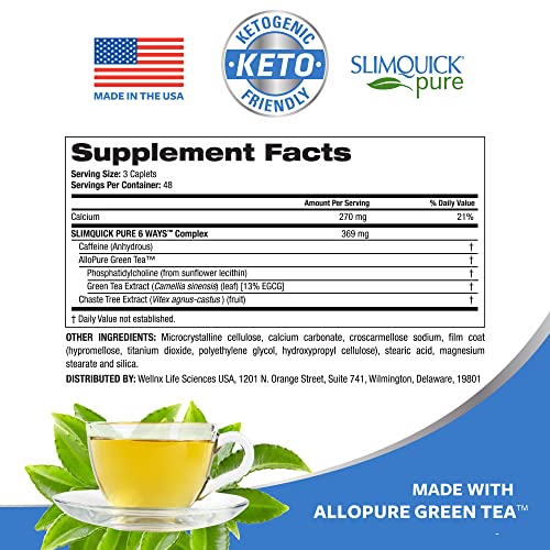 Slimquick Pure 3x Regular Strength Pills for Women to Help Achieve Weight Goals, Helps Metabolism SlimQuickBuy Supplements Australia