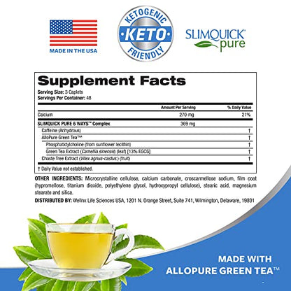 Slimquick Pure 3x Regular Strength Pills for Women to Help Achieve Weight Goals, Helps Metabolism SlimQuickBuy Supplements Australia