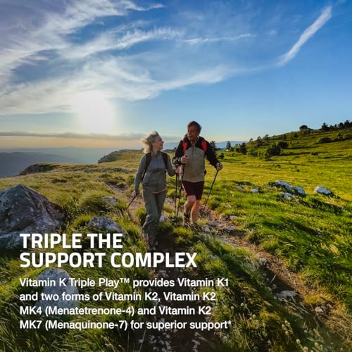 Vitamin K Triple Play (Vitamin K2 MK7 / Vitamin K2 MK4 / Vitamin K1) Full Spectrum BronsonBuy Supplements Australia