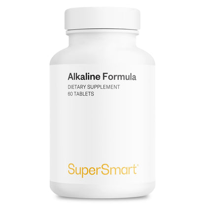 Supersmart - Alkaline Formula Supplement (Advanced Formula) - with Potassium Phosphate, Calcium & Magnesium Citrate - pH Balance | Non-GMO & Gluten Free - 60 Tablets SupersmartBuy Supplements Australia