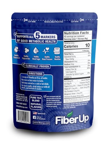 FIBER UP, Delicious Prebiotic Soluble Fiber Supplement, Very Berry Tea, 45 Servings. FIBER UPBuy Supplements Australia